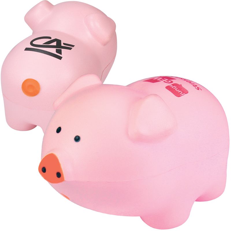 Cochon assis anti-stress
