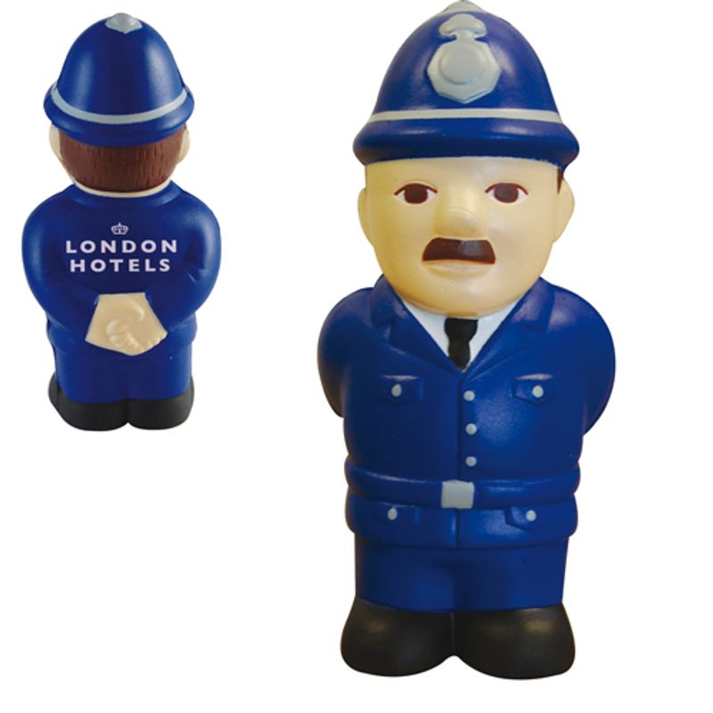 Personnage policier anti-stress