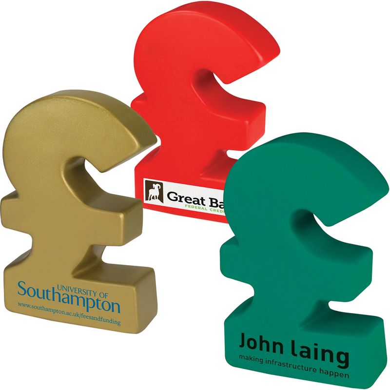 Symbole livre sterling anti-stress