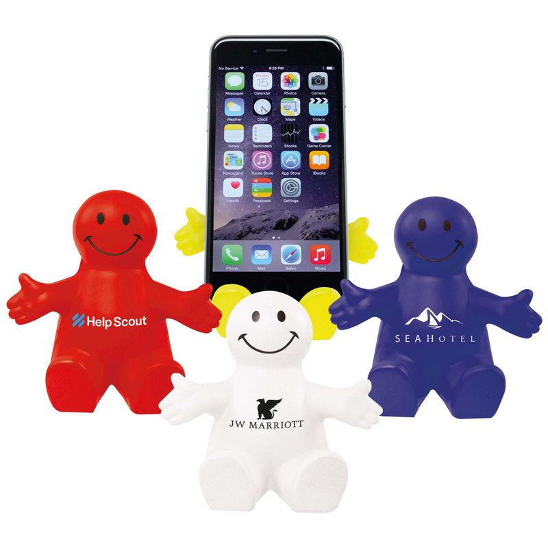 Support de téléphone sourire anti-stress