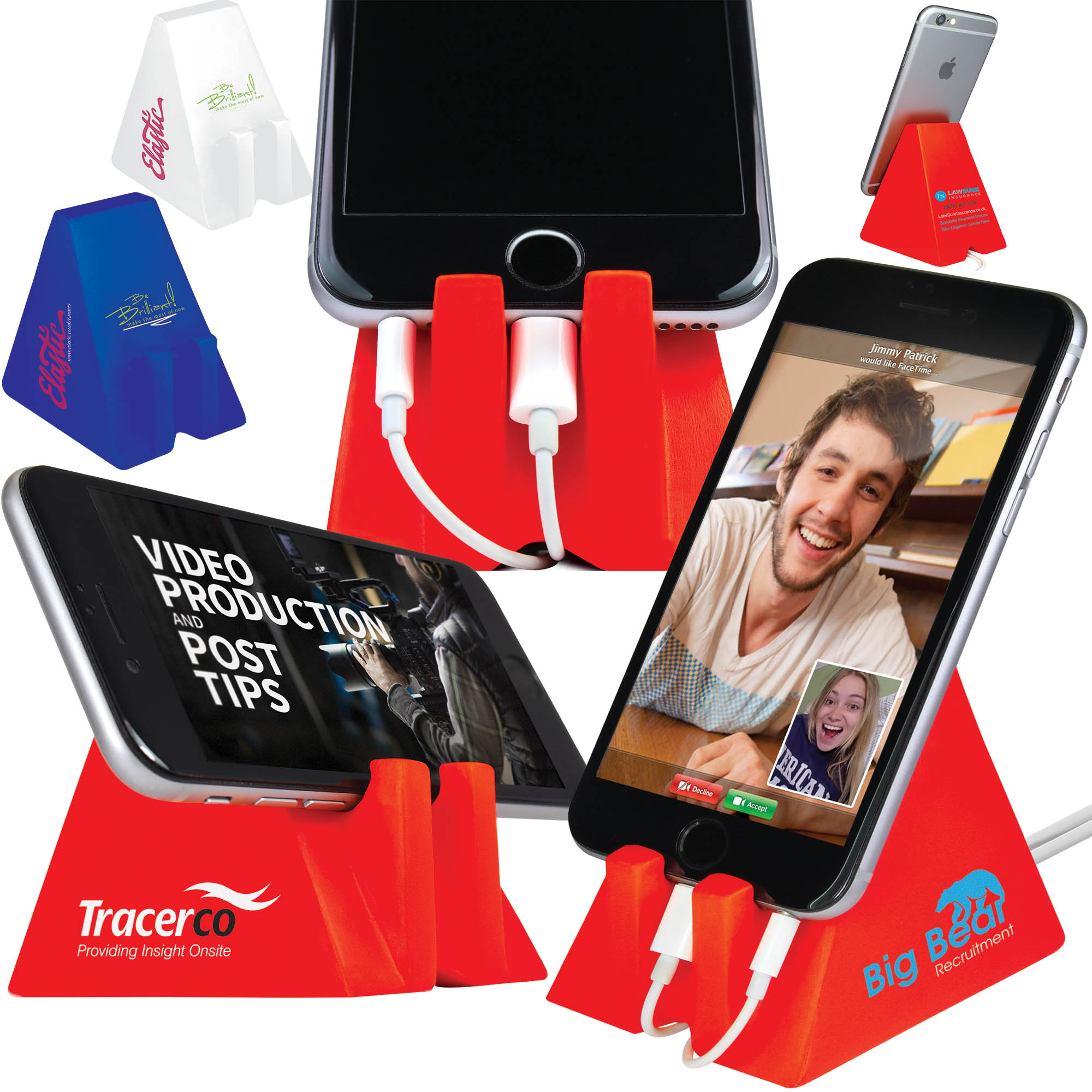 Support de téléphone portable anti-stress — vue 1