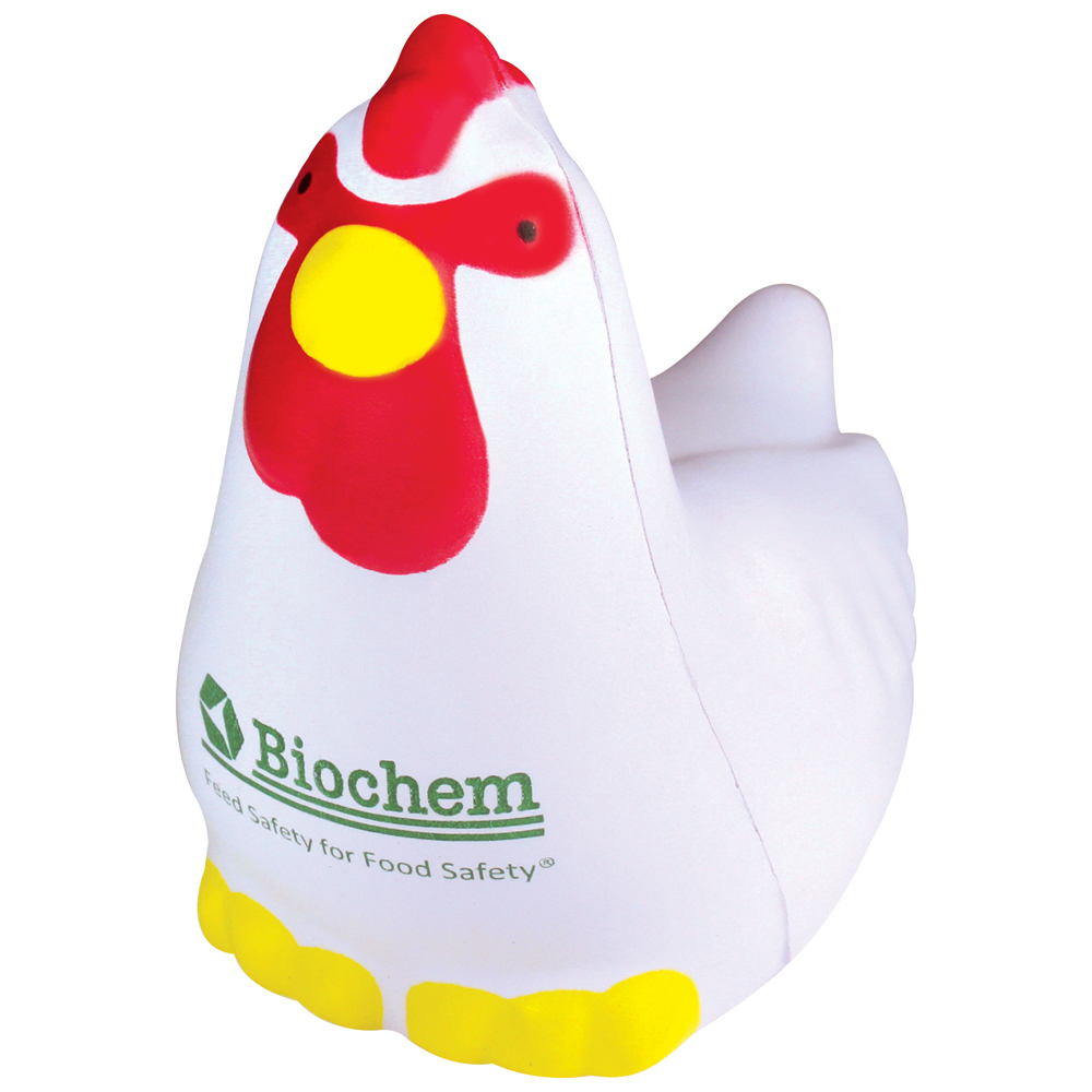 Poule anti-stress — vue 3