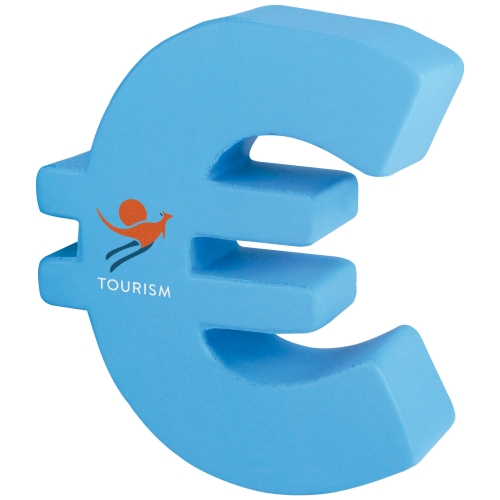 Symbole euro anti-stress — vue 1
