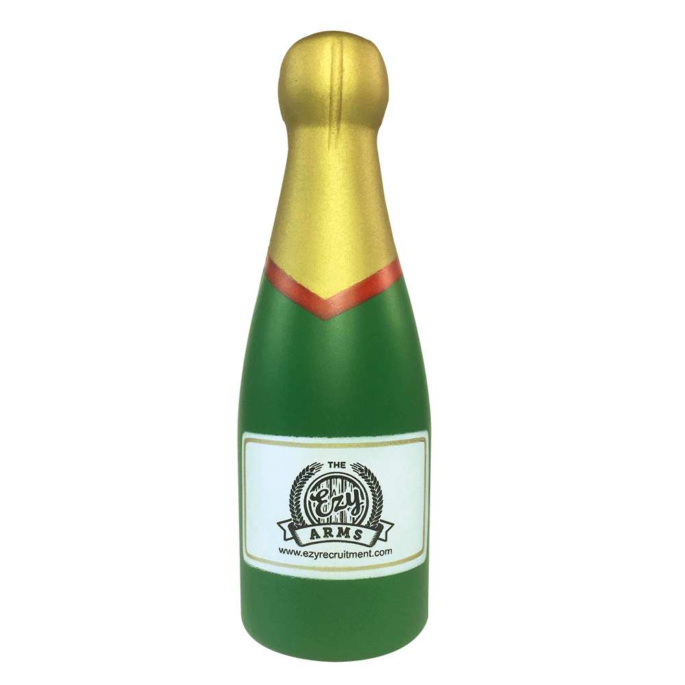 Bouteille de champagne anti-stress — vue 1