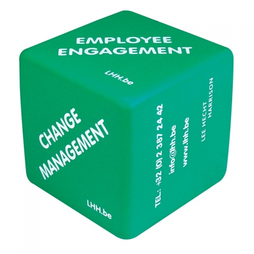 Cube anti-stress personnalisé — vue 3