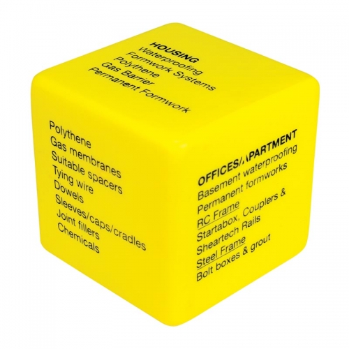 Cube anti-stress personnalisé — vue 4