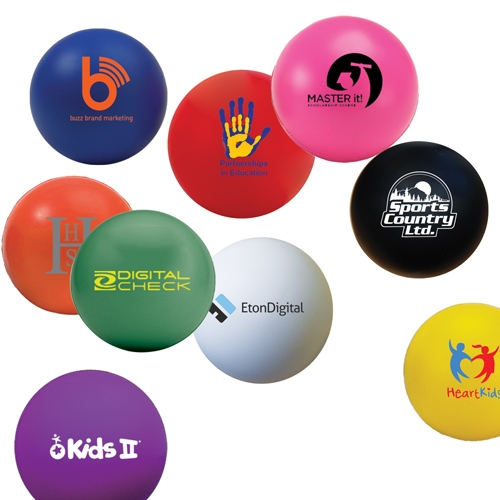 Balle anti-stress ronde 60 mm — vue 1