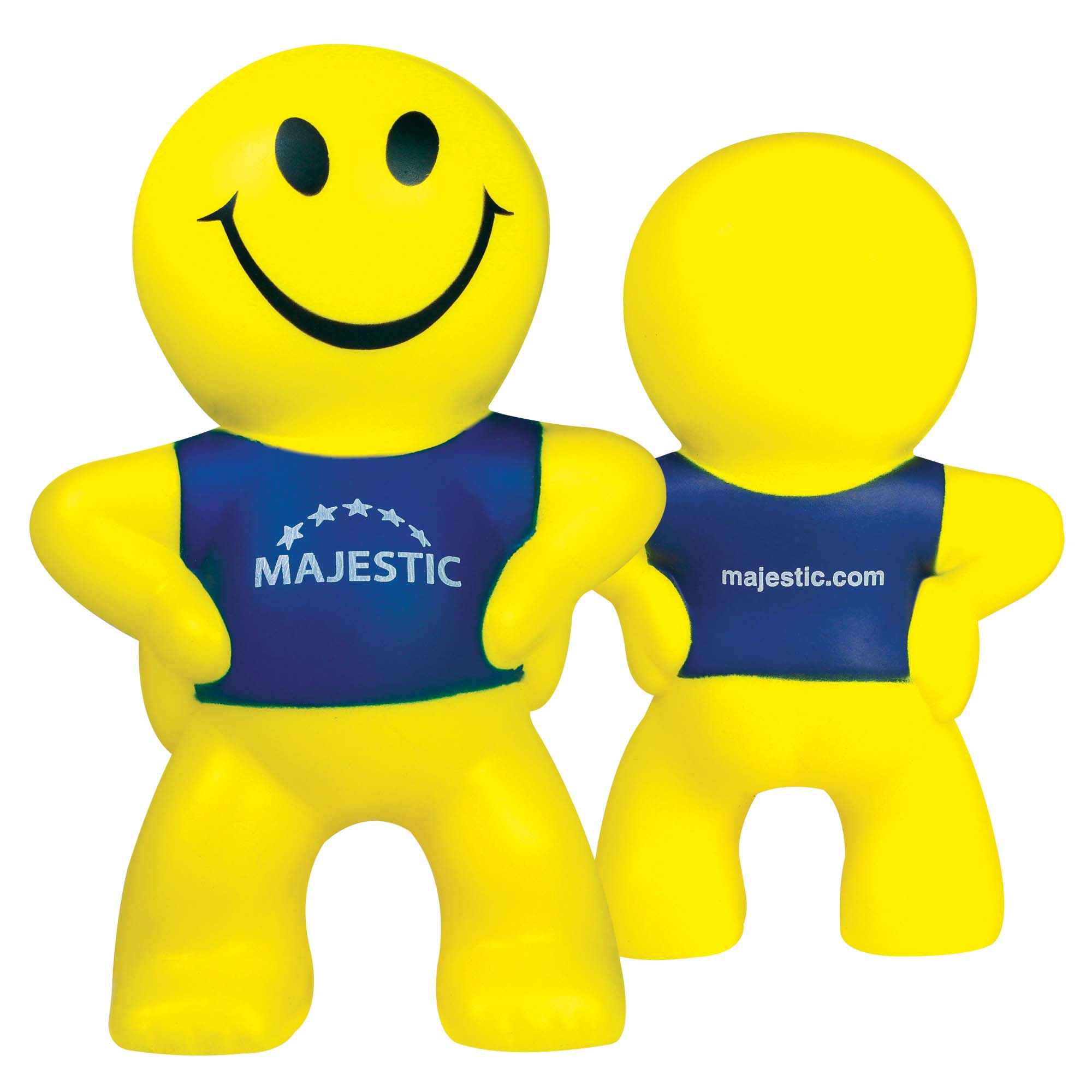 Personnage anti-stress smiley 102 mm — vue 1