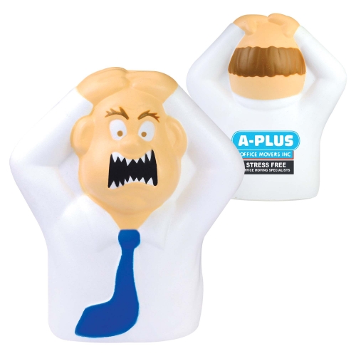 Personnage anti-stress visage expressif 95 mm — vue 1