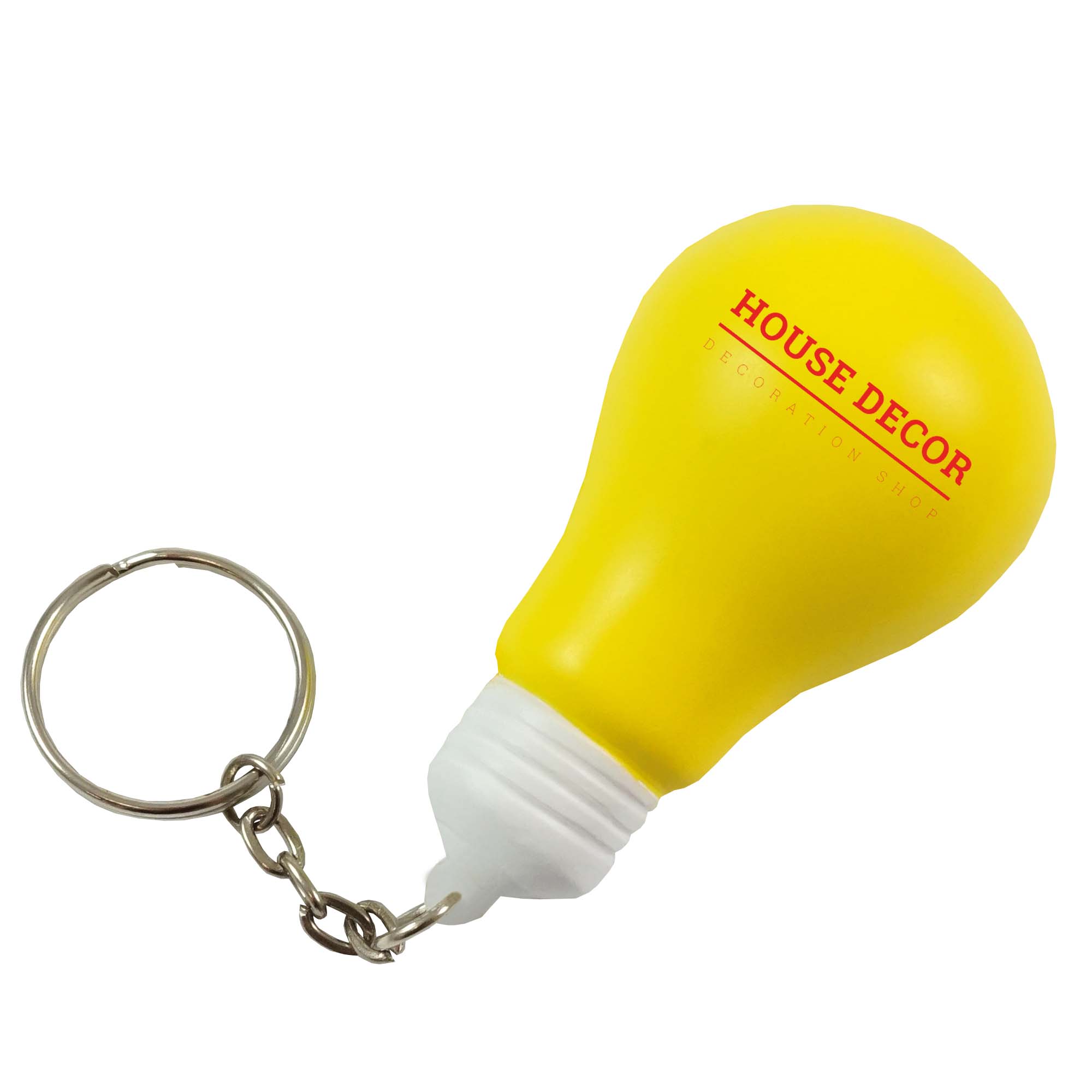 Porte-clés anti-stress ampoule 65 mm — vue 2