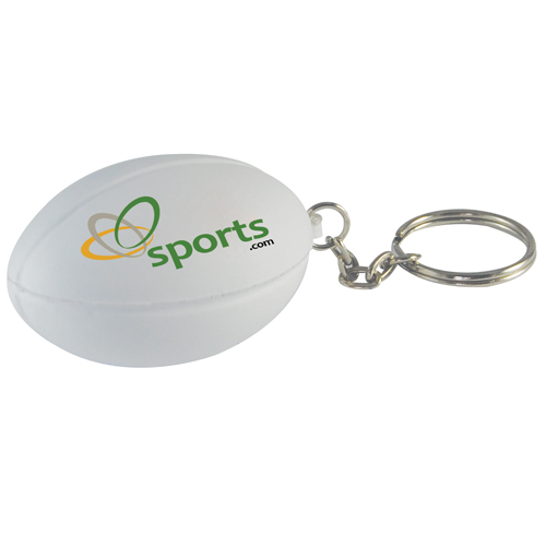 Porte-clés ballon de rugby 55 mm — vue 3