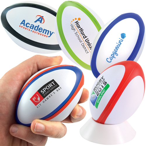 Ballon de rugby anti-stress 100 mm — vue 6