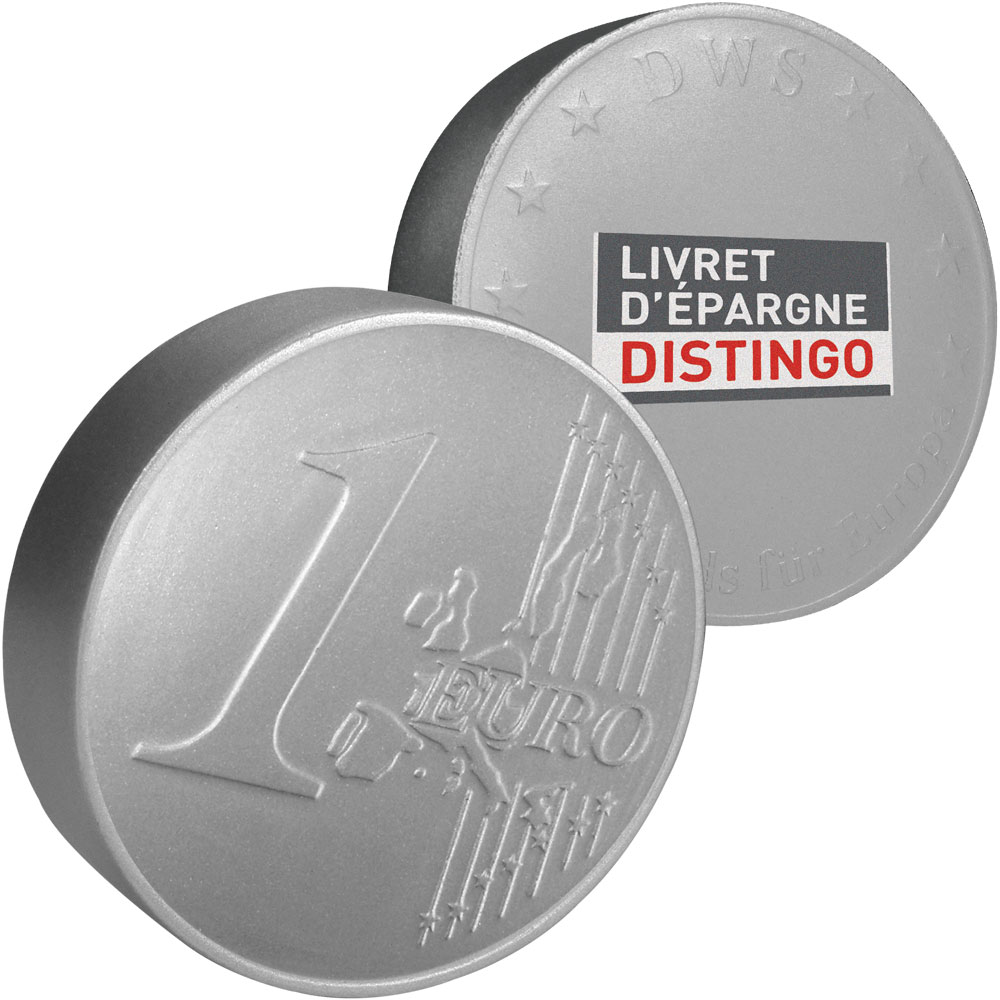 Pièce de monnaie anti-stress 70 mm — vue 1