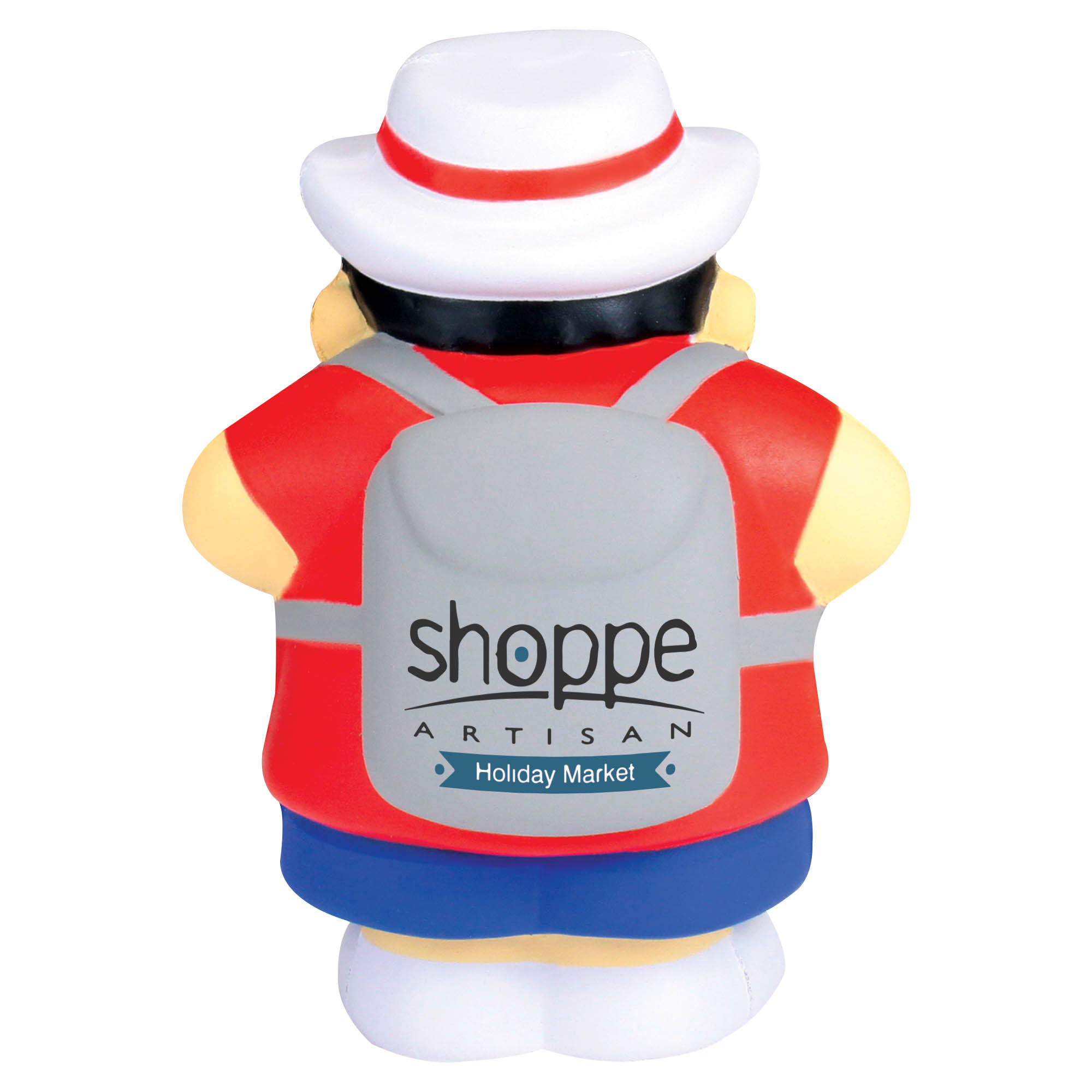 Personnage touriste anti-stress 84 mm — vue 2