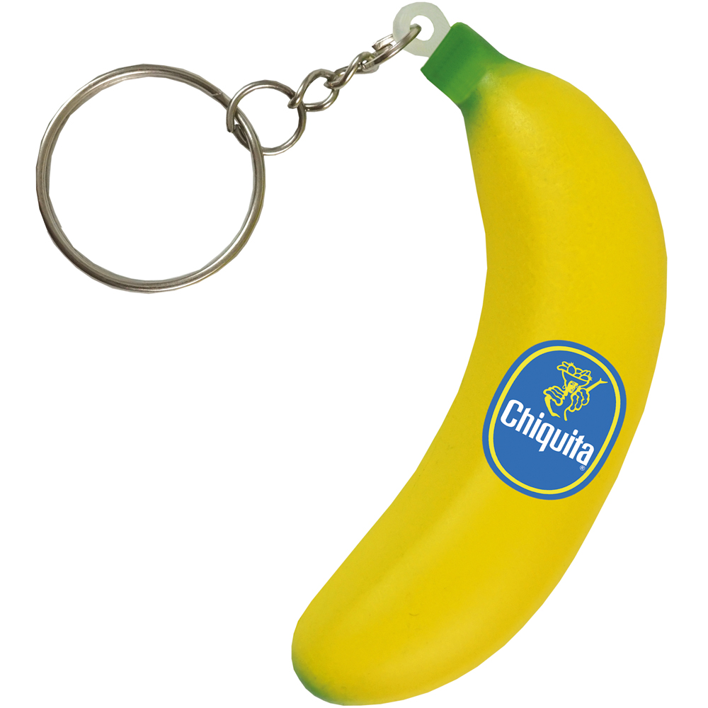 Porte-clés banane anti-stress 70 mm — vue 1