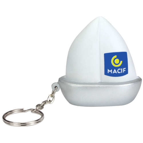Porte-clés voilier anti-stress 55 mm — vue 1