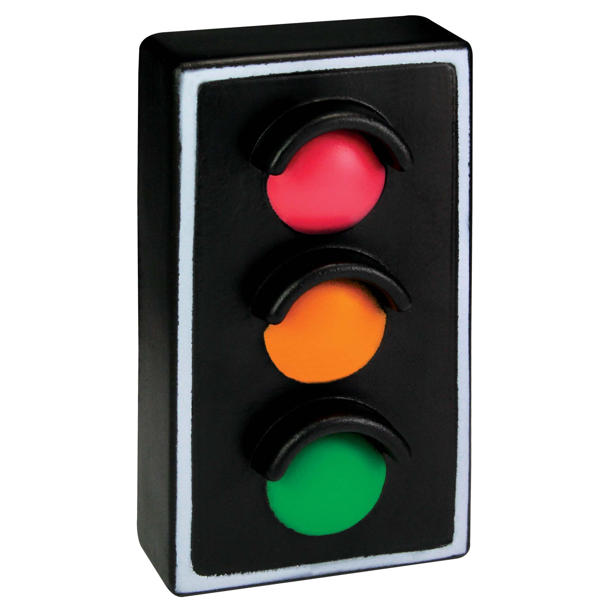 Feu tricolore anti-stress 100 mm — vue 1