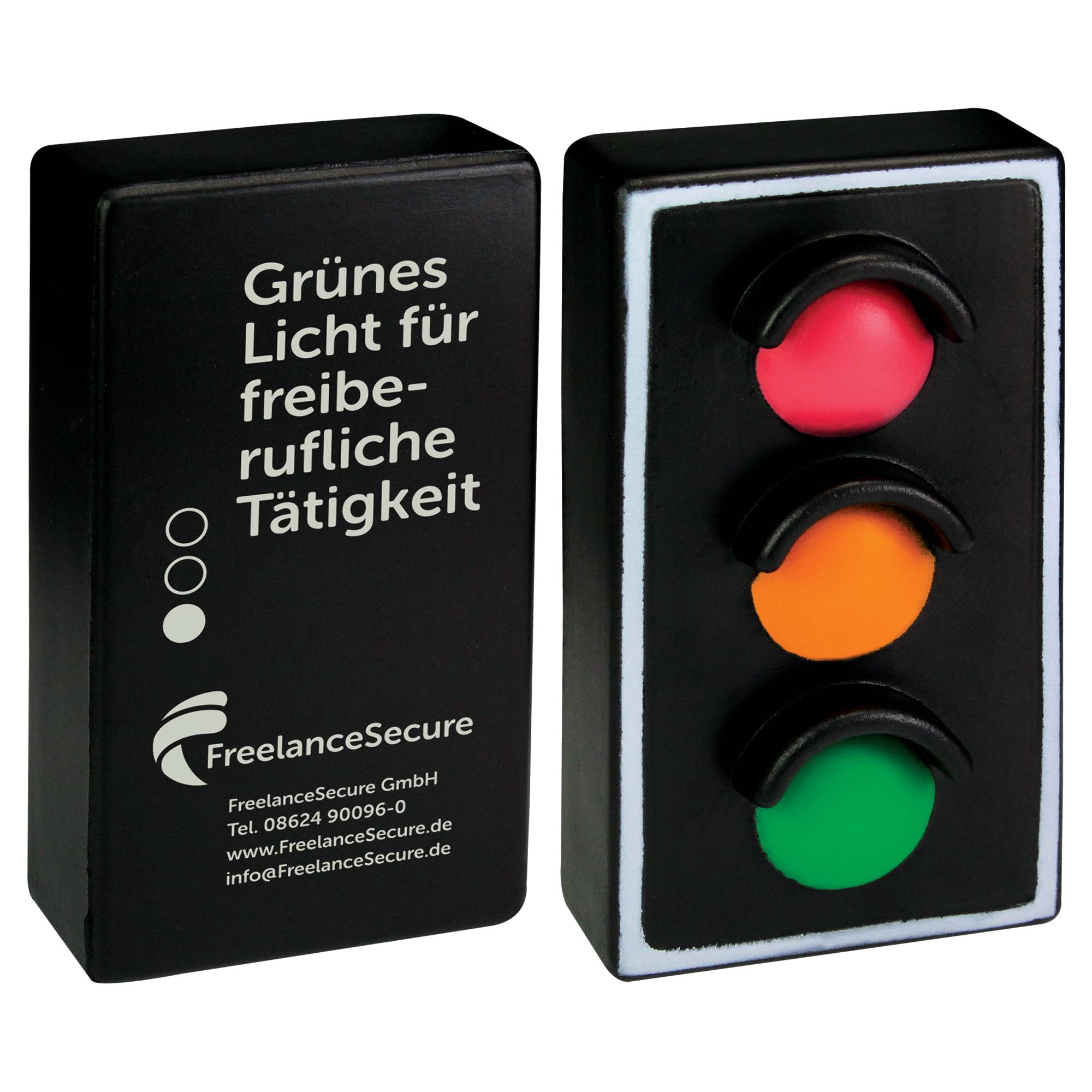 Feu tricolore anti-stress 100 mm — vue 6