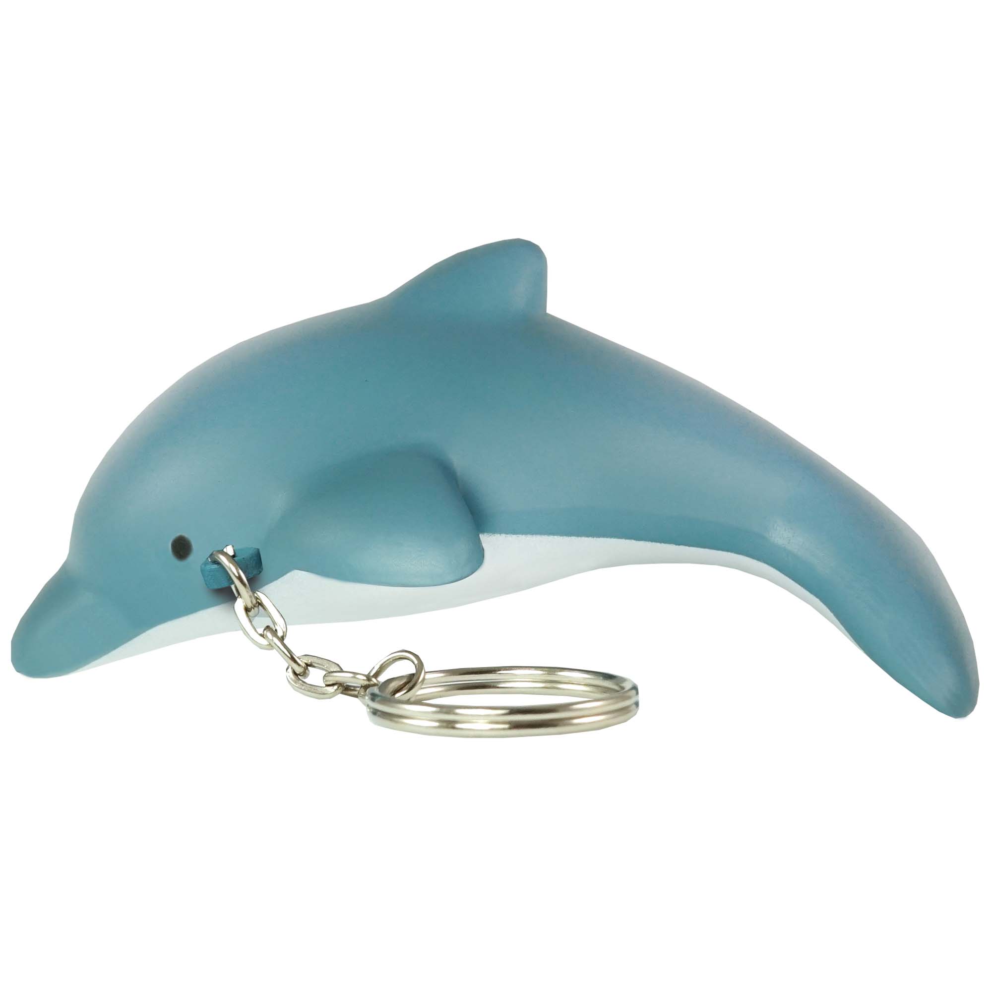 Porte-clés dauphin anti-stress 75 mm — vue 1