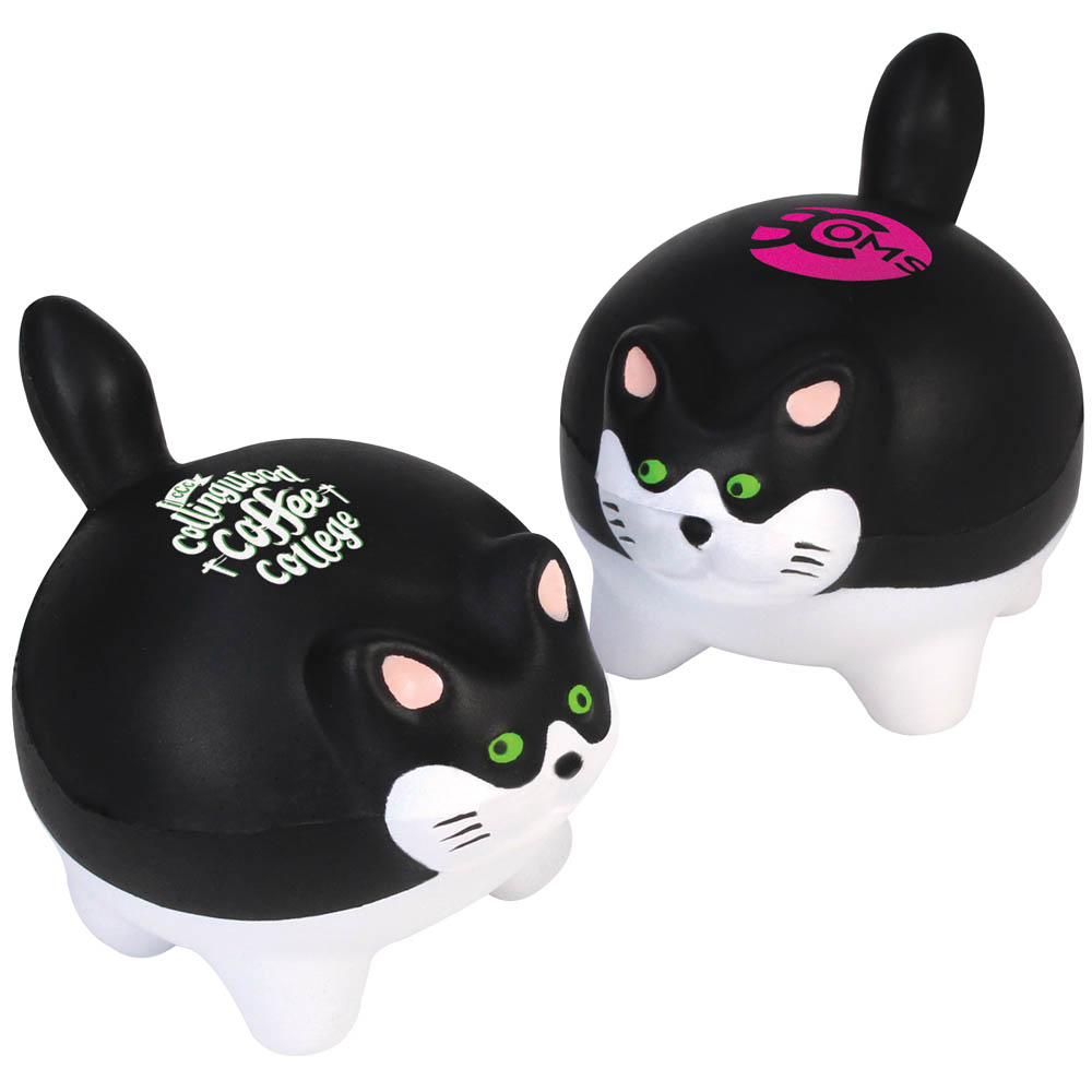 Chat anti-stress boule 75 mm — vue 1