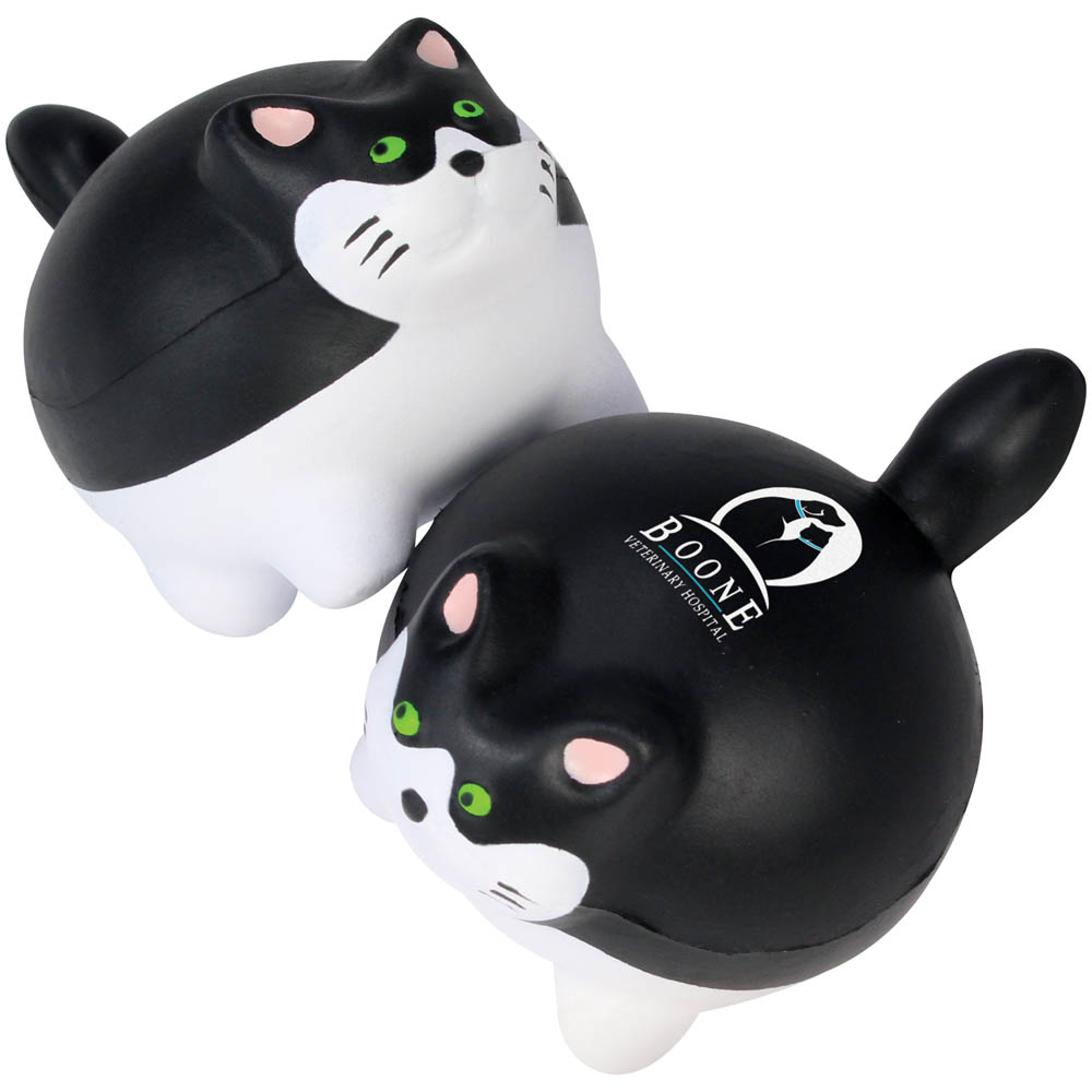 Chat anti-stress boule 75 mm — vue 2