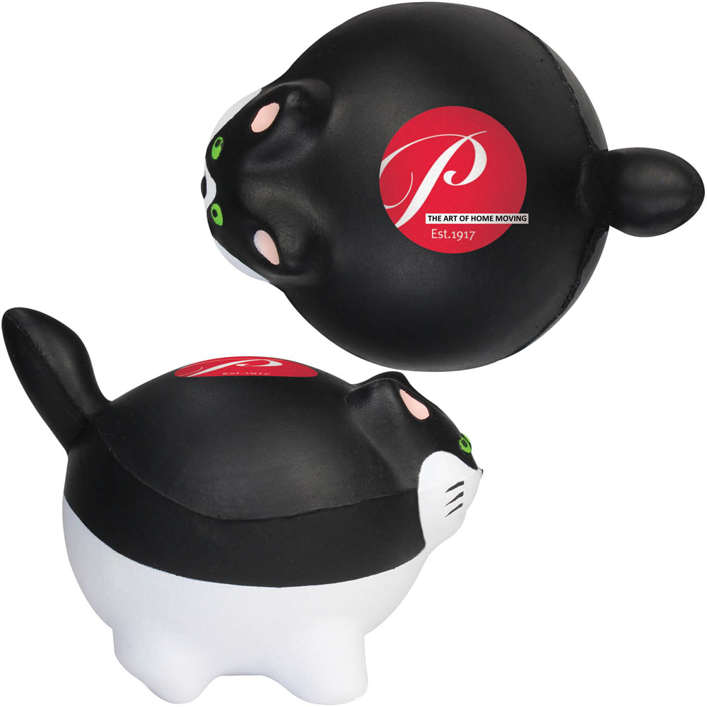 Chat anti-stress boule 75 mm — vue 3