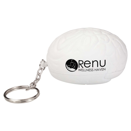 Porte-clés cerveau anti-stress 58 mm — vue 1