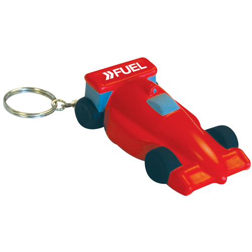 Porte-clés voiture de course anti-stress 70 mm — vue 1
