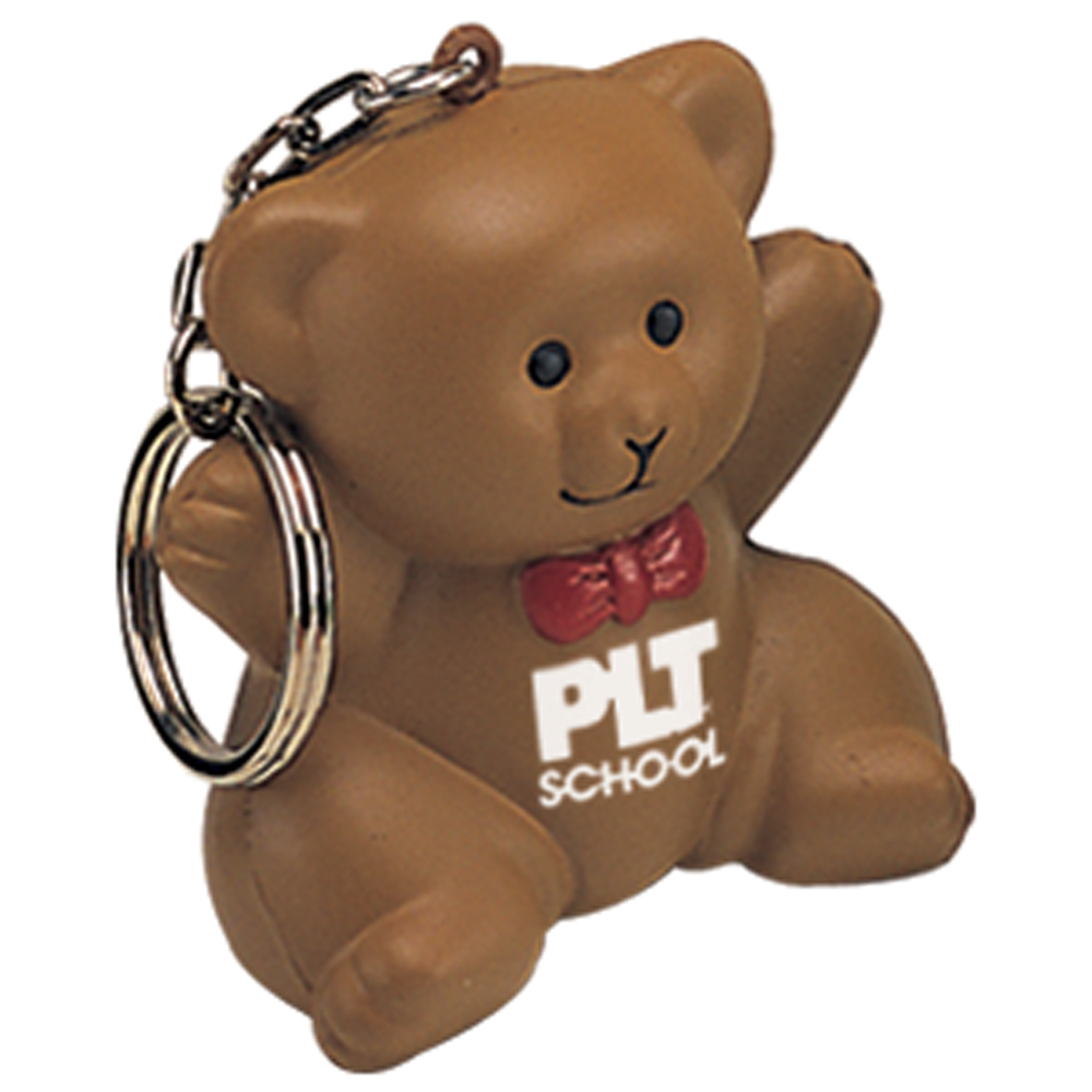 Porte-clés ours en peluche anti-stress 61 mm — vue 1