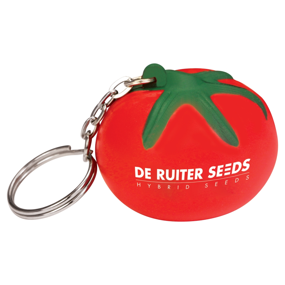 Porte-clés tomate anti-stress 45 mm — vue 1
