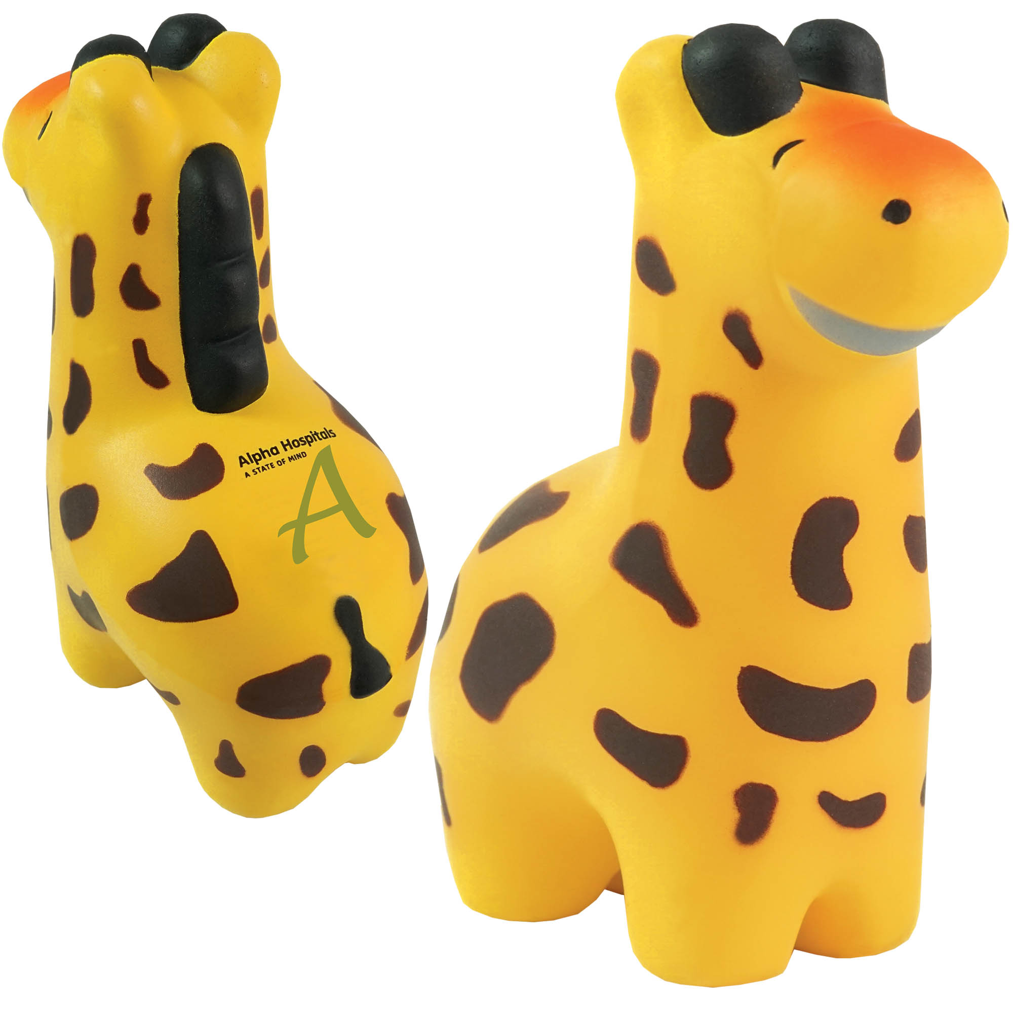 Girafe anti-stress 110 mm — vue 3
