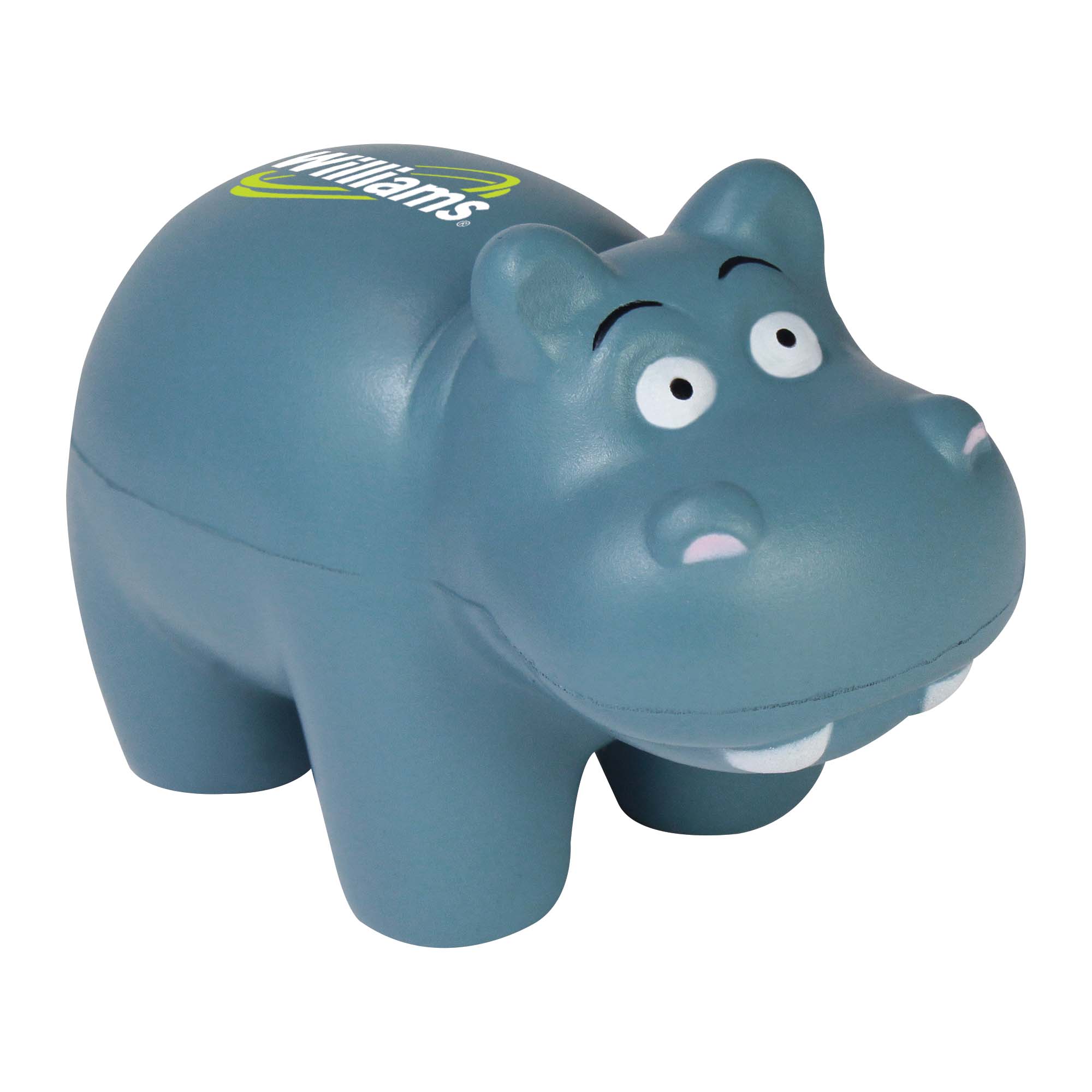 Hippopotame anti-stress 97 mm — vue 2