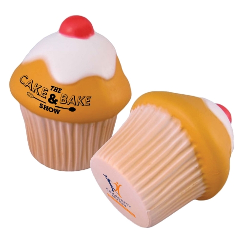 Cupcake anti-stress 85 mm — vue 3